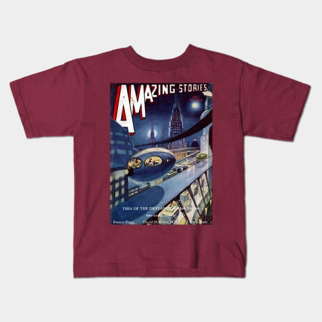 Amazing Stories 07 01 Kids T-Shirt by GloopTrekker